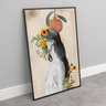 Quadro Decorativo Mulher Fashion Flores e Frutas Sala Quarto Casa Escritório - 5