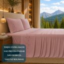 Ver imagem 5 de Jogo Cama Queen Romantic 300 Fios Bordado Inglês Super Macio:Rosa