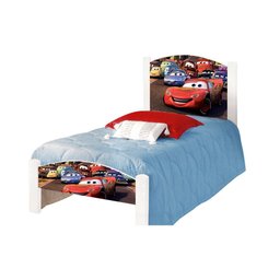 Cama de Criança Infantil Solteiro Adesivada Carros - 2