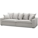 Ver imagem 1 de Sofá 3 Lugares para Sala de Estar Living 240cm Arbane L06 Linho Mescla - Lyam Decor