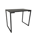 Ver imagem 1 de Mesa de Escritório 90 cm Estilo Industrial com Pés de Metal Preto