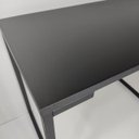 Ver imagem 4 de Mesa de Escritório 90 cm Estilo Industrial com Pés de Metal Preto