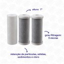 Ver imagem 2 de Refis Filtro Tira Cloro Água Bbi 5 Micras Pré Filtragem 7