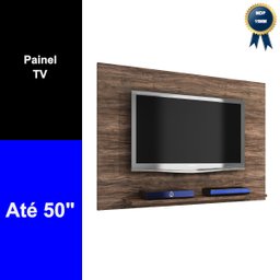Painel de Parede Simples Tv Suspenso Prateleira/nicho Rústico - 3