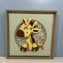 Ver imagem 2 de Quadro Caixa Charme Safari Girafa - QDSF-03 BH BABY KIDS