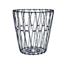 Ver imagem 3 de Cesto Multiuso Aramado Dobrável MultiUso 7x1 Lixeira Fruteira Vaso