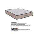Ver imagem 2 de Cama Box Viúva: Colchão Espuma D33 Orthoflex Milão Black + Base Crc Suede Clean (128x188)