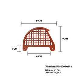 Passarinheira Ventilada Telha Portuguesa 100un (rende 18,5m) - 3