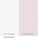 Ver imagem 5 de Quarto de Canto Solteiro com Guarda Roupas Cabeceira e Escrivaninha Alpes Luciane Móveis Branco Pf