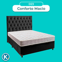 Ver imagem 4 de Kit Cabeceira + Cama Box Bau + Colchão Casal D23 D23 Inducol