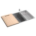 Ver imagem 2 de Cuba Retangular 75x40 com Acessórios Suprema Inox Deca