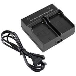 Carregador Duplo 970 para Camera Sony F550/970/FM50/QM19D - Preto - 2