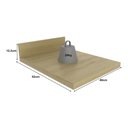 Ver imagem 2 de Tampo 100% Mdf 30mm para Balcão de Cozinha 40cm Multimóveis Cr20438 Carvalho Tropical