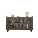 Ver imagem 3 de Buffet Lizz 170 Cm Cor:cinza Perola/cedro