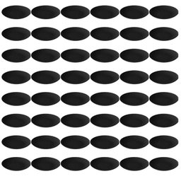 Kit 48 Bandejas Pratos Servir 25cm Plástico Preto Coza Doces Petiscos Salgados - 3