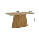 Ver imagem 6 de Mesa Jantar Vidro 160cm Nature Kit 6 Cadeiras Aço Preto Bouclê H02 - D'Rossi