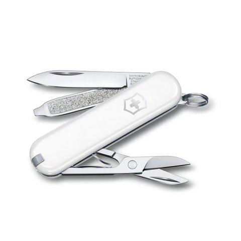 Mini Canivete Suíço Classic SD Colors 7 funções Branco Victorinox