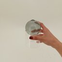 Ver imagem 4 de Vaso Decorativo de Vidro Cinza 13x13x13cm Enfeite Sala Mesa Estante Aparador