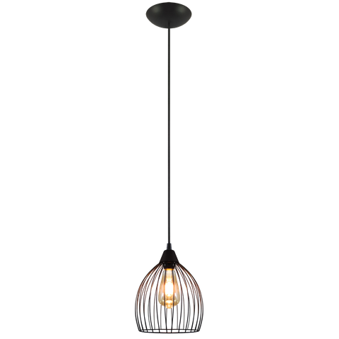 Pendente Aramado Balloon Preto Sala Quarto Cozinha Banheiro