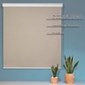 Persiana Rolo Blackout Textil Bando 1,60 X 1,60 Bege - 3