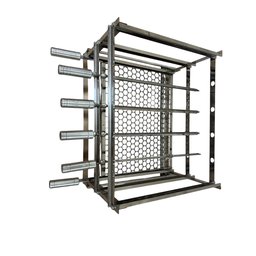 Grill Manual Inox com Grelha Moeda e 4 Espetos de 67cm - 5