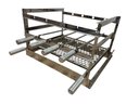 Ver imagem 4 de Grill Manual Inox com Grelha Moeda e 4 Espetos de 67cm
