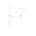 Ver imagem 2 de Bica Mesa Pequena Cuba/lavatorio Memphis Dark Antracite Deca You - Deca Deca Metais