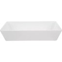 Ver imagem 3 de Kit 2 Travessas Retangulares Gn 1/3 Buffet Plásticas 3l Brancas Pratos para Servir Mesa Coza Uno