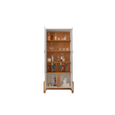 Ver imagem 3 de Cristaleira Lizz Off White/cedro - Casa D Móveis