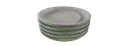 Ver imagem 1 de Jogo 6 Pratos Fundos 23 Cm de Pedra Sabão