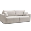 Ver imagem 2 de Sofá 3 Lugares Retrátil Reclinável 250cm Bering F04 Linho Impermeável Bege Acinzentado - Lyam Decor