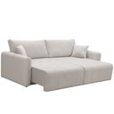 Ver mais imagens de Sofá 3 Lugares Retrátil Reclinável 250cm Bering F04 Linho Impermeável Bege Acinzentado - Lyam Decor