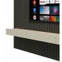 Ver imagem 3 de Home Suspenso 2.3 Ripado com LED Nobre Grafite com Off White - Gelius Móveis