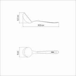Kit Utensílios de Cozinha para Servir e Preparar Extrata Aço Inox 6 Peças - Tramontina - 3