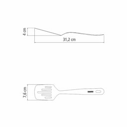 Kit Utensílios de Cozinha para Servir e Preparar Extrata Aço Inox 6 Peças - Tramontina - 6