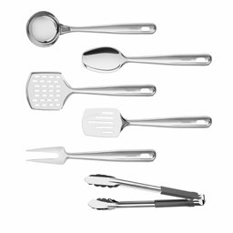 Kit Utensílios de Cozinha para Servir e Preparar Extrata Aço Inox 6 Peças - Tramontina - 1