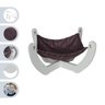 Cama para Gato Rede Pet Cachorro Mdf Espreguiçadeira Modelo X - Branco - 5