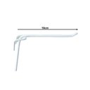 Ver imagem 3 de Kit 25un. Gancho P- Tela Arame 4mm C- 10cm Branco Azulado