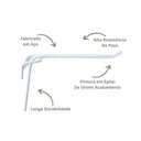 Ver imagem 2 de Kit 25un. Gancho P- Tela Arame 4mm C- 10cm Branco Azulado