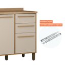 Ver imagem 6 de Balcão 120 cm 3 Portas 2 Gavetas Salvador