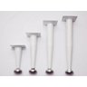 Pé Caad para Móveis 18cm para Armários 4 Peças Metal Branco - 2