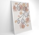 Ver imagem 7 de Quadro Abstrato Folhas 3 - 120x80 Cm - Vidro Impresso