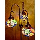 Ver imagem 2 de ABAJUR DE MOSAICO GRANDE TAMANHO FANTASTICO TURCO PARA ANDAR