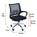 Ver imagem 5 de Cadeira Office Escritório Casa Rodízio Or Design Diretor Presidente Secretária Executiva Base Girató