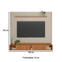 Ver imagem 3 de Painel para Tv até 70 Polegadas Amarante 2 Portas Canela/off White Fosco - Linea Brasil