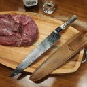 Ver imagem 7 de Gamela de Madeira com Alças 54x30cm Travessa para Servir Churrasco Zanline Rústica