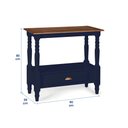 Ver imagem 5 de Bancada Aparador para Banheiro 1 Gaveta Dália 3063 Linz Móveis - Azul Petróleo/imbuia Glazer