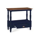 Ver imagem 2 de Bancada Aparador para Banheiro 1 Gaveta Dália 3063 Linz Móveis - Azul Petróleo/imbuia Glazer