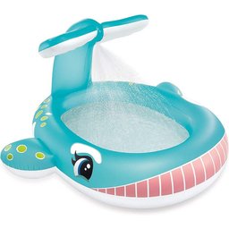 Piscina Baleia Infantil Gigante Com SPRAY ÁGUA 200l criança - 1