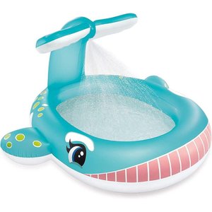 Piscina Baleia Infantil Gigante Com SPRAY ÁGUA 200l criança